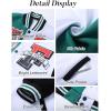 imageFlygo Womens Cropped Varsity Jacket Baseball Jacket Colorblock Letter Print Y2k Button Down Bomber UniformGreen