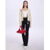 imageFlygo Womens Cropped Zip Up Hoodie Long Sleeve Drop Shoulder Sweatshirts Casual Ribbed Hem Workout Top Jacket with PocketsBeige