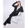 imageFlygo Womens Cropped Zip Up Hoodie Long Sleeve Drop Shoulder Sweatshirts Casual Ribbed Hem Workout Top Jacket with PocketsDark Grey
