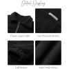 imageFlygo Womens Cropped Zip Up Lapel Shaggy Teddy Fleece Jacket Faux Fur CoatBlack