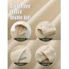 imageFlygo Womens Fleece Hoodie Sweatshirt Cropped Drawstring Hooded Crop Tops Pullover with Kangaroo PocketBeige
