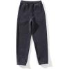 imageFlygo Womens Fleece Lined Sweatpants Corduroy Cinch Bottom Joggers Winter PantsDarkgrey