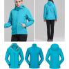 imageFlygo Womens Outdoor 3 In 1 Windproof Waterproof JacketBlue