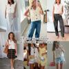 imageFlygo Womens Sleeveless Sweater Vest 2025 Fall Sweaters Loose Crop Knit Top Chunky Crochet Button Cardigan SweatersBeige