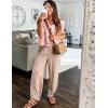 imageFlygo Womens Sleeveless Sweater Vest 2025 Fall Sweaters Loose Crop Knit Top Chunky Crochet Button Cardigan SweatersPink