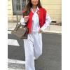 imageFlygo Womens Sleeveless Sweater Vest 2025 Fall Sweaters Loose Crop Knit Top Chunky Crochet Button Cardigan SweatersRed