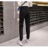 imageFlygo Womens Winter Fleece Sherpa Lined Sweatpants High Waist Track Jogger TrousersBlack