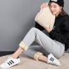 imageFlygo Womens Winter Thicken Fleece Sherpa Lined Athletic Jogger Drawstring Sweatpants for Workout Running TrainingLight Grey