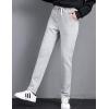 imageFlygo Womens Winter Thicken Fleece Sherpa Lined Athletic Jogger Drawstring Sweatpants for Workout Running TrainingLight Grey