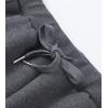 imageFlygo Womens Winter Warm Athletic Track Fleece Joggers Pants Sherpa Lined SweatpantsNavy