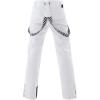 imageFlygo Womens Winter Warm Padded Insulated Ski Snow Pants Snowboard Bib OverallsWhite