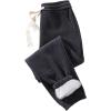 imageFlygo Womens Fleece Lined Sweatpants Corduroy Cinch Bottom Joggers Winter PantsDarkgrey