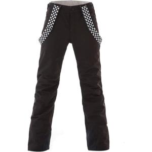 imageFlygo Womens Winter Warm Padded Insulated Ski Snow Pants Snowboard Bib OverallsBlack