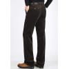 imageFlygo Mens Classic Fit Warm Fleece Lined Straight Leg Corduroy Pant NonIronCoffee