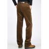 imageFlygo Mens Classic Fit Warm Fleece Lined Straight Leg Corduroy Pant NonIronKhaki