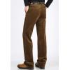 imageFlygo Mens Classic Fit Warm Fleece Lined Straight Leg Corduroy Pant NonIronKhaki