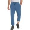 imageFlygo Mens Fleece Pants Winter Warm Joggers Pants Active Sherpa Lined SweatpantsBlue Grey