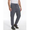 imageFlygo Mens Fleece Pants Winter Warm Joggers Pants Active Sherpa Lined SweatpantsSmoky Gray