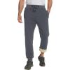 imageFlygo Mens Fleece Pants Winter Warm Joggers Pants Active Sherpa Lined SweatpantsSmoky Gray