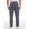imageFlygo Mens Fleece Pants Winter Warm Joggers Pants Active Sherpa Lined SweatpantsSmoky Gray Straight