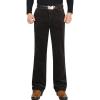 imageFlygo Mens Classic Fit Warm Fleece Lined Straight Leg Corduroy Pant NonIronCoffee
