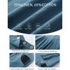 imageFlygo Overalls for Women Loose Fit Cotton Linen Bib Overalls Wide Leg Jumpsuits Casual 2025 Summer RompersBlue