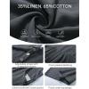 imageFlygo Overalls for Women Loose Fit Cotton Linen Bib Overalls Wide Leg Jumpsuits Casual 2025 Summer RompersDark Grey