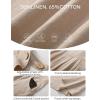 imageFlygo Overalls for Women Loose Fit Cotton Linen Bib Overalls Wide Leg Jumpsuits Casual 2025 Summer RompersKhaki