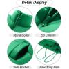 imageFlygo Puffer Vest Women Cropped Vest Zip Up Stand Collar Sleeveless Lightweight Winter Down Vests JacketGreen