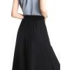 imageFlygo Womens High Waisted Swing Chiffon Wide Leg Cropped Palazzo Pants Culottes