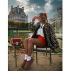 imageFlygo Womens Leopard Fuzzy Fleece Jacket Casual Corduroy Patchwork Long Sleeve Button Down Winter Coat Outerwear with PocketKhaki Grey