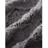 imageFlygo Womens Open Front Cotton Crochet Lace Boho Hippie Butterfly Vest Cardigan Coverup Sleeveless Irregular HemGray
