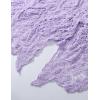 imageFlygo Womens Open Front Cotton Crochet Lace Boho Hippie Butterfly Vest Cardigan Coverup Sleeveless Irregular HemLilac