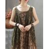 imageFlygo Womens Open Front Cotton Crochet Lace Boho Hippie Butterfly Vest Cardigan Coverup Sleeveless Irregular HemOlive Green