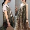imageFlygo Womens Open Front Cotton Crochet Lace Boho Hippie Butterfly Vest Cardigan Coverup Sleeveless Irregular HemOlive Green