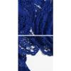 imageFlygo Womens Open Front Cotton Crochet Lace Boho Hippie Butterfly Vest Cardigan Coverup Sleeveless Irregular HemRoyal Blue