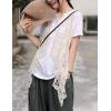 imageFlygo Womens Open Front Cotton Crochet Lace Boho Hippie Butterfly Vest Cardigan Coverup Sleeveless Irregular HemWhite