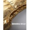 imageFlygo Womens Winter Crop Vest Metallic Quilted Down Vest Sleeveless Puffer JacketGold