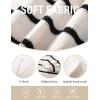 imageFlygo Womens Oversized Striped Cardigan Sweater Chunky Knit Drop Shoulder Balloon Sleeve Open Front Cardigans SweatersBeige