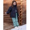 imageFlygo Girls Boys Fleece Joggers Sweatpants Sherpa Lined Winter Warm Elastic Waist Jogger Pants with PocketsBeangreen