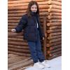 imageFlygo Girls Boys Fleece Joggers Sweatpants Sherpa Lined Winter Warm Elastic Waist Jogger Pants with PocketsNavy