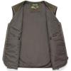 imageFlygo Mens 100 Cotton Outdoor Multiple Pockets Safari Fishing Journalist Vest Waistcoat Large Army Green