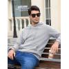 imageFlygo Mens Active Hoodies Fleece Lined Hoodie Lightweight Casual Athletic Workout Long Sleeve Hooded SweatshirtGrey