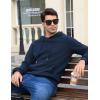 imageFlygo Mens Active Hoodies Fleece Lined Hoodie Lightweight Casual Athletic Workout Long Sleeve Hooded SweatshirtNavy