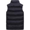 imageFlygo Mens Casual Winter Warm Outdoor Padded Puffer Vest Quilted Coat JacketBlack