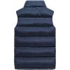 imageFlygo Mens Casual Winter Warm Outdoor Padded Puffer Vest Quilted Coat JacketBlue