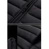 imageFlygo Mens Classic Zip Up Lightweight Vest Outdoor Padded Quilted Vests JacketsBlack