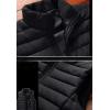 imageFlygo Mens Classic Zip Up Lightweight Vest Outdoor Padded Quilted Vests JacketsBlack