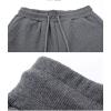 imageFlygo Mens Fleece Elastic Waist Sweatpants Joggers Active Sport Running Workout PantsBlack 1
