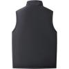 imageFlygo Mens Fleece Lined Padded Puffer Vests Winter Warm Sleeveless Zipper Outerwear Vest Thermal Sherpa Jacket WaterproofBlack